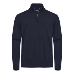 Oakville Half Zip Sweater Blå