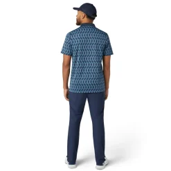 OP All Over Jacquard Colour Block Polo