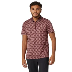OP All Over Jacquard Colour Block Polo