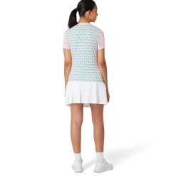OP Ss Lattice Zip Mock