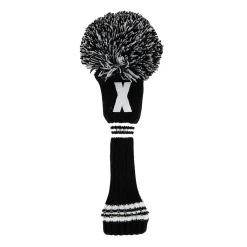 PomPom Heacover Hybrid Svart Vit