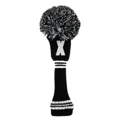 PomPom Heacover Hybrid Svart Vit