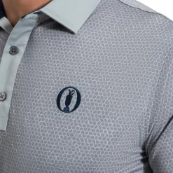Rock Print Lisle Shirt Grå