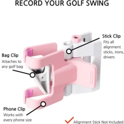 Selfiegolf Rosa Vit