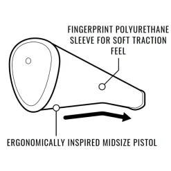 Sink fit PU Pistol Putter