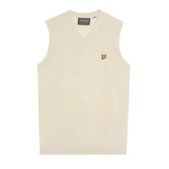 Slipover Merino Blend V-Neck Beige