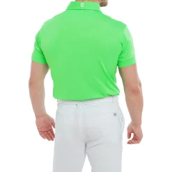 Stretch Pique Solid Grön