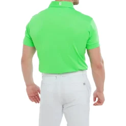 Stretch Pique Solid Grön