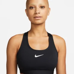Swoosh Medium Support W Svart