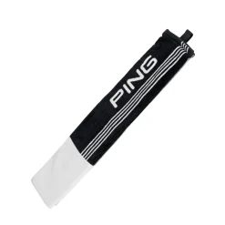 Towel Tri-fold Black/White