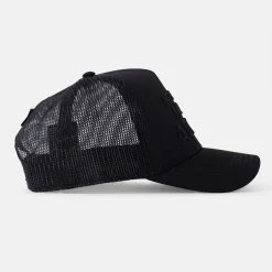 Trucker Cap 3D No Trouble Making a Double Svart