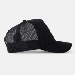 Trucker Cap 3D No Trouble Making a Double Svart