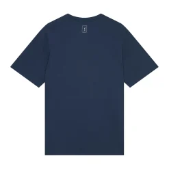 T-Shirt Graphic Crew: Blå