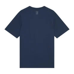 T-Shirt Graphic Crew: Blå