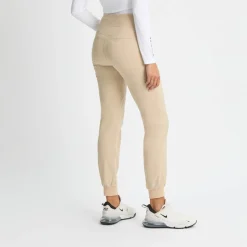 Twill Stretch Pull On Pant Beige