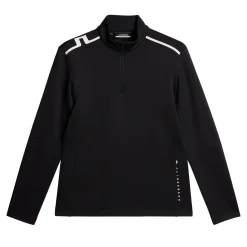 Vinnie Quarter Zip Mid Layer Svart