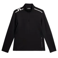 Vinnie Quarter Zip Mid Layer Svart