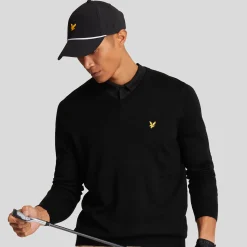 V-Neck Merino Blend Svart