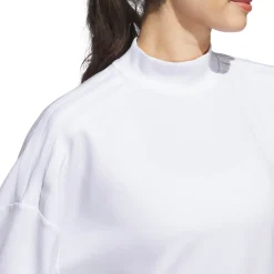 W Beyond Spacer Mock Layer Sweatshirt Vit