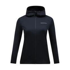 W Light Zip Hood Svart
