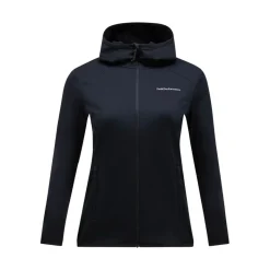 W Light Zip Hood Svart
