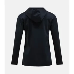 W Light Zip Hood Svart