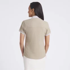 W Mattr Jacquard Stripe Ss