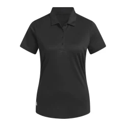 W Solid Performance Short Sleeve Polo Shirt Svart