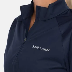 W Windbreaker SS 1/4 Zip Blå