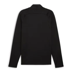 Waffle Fleece 1/4 Zip Svart