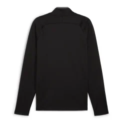 Waffle Fleece 1/4 Zip Svart