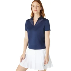 Waist Length Ss Top Blå