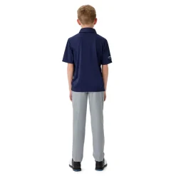 Youth Unisex Solid Polo Blå