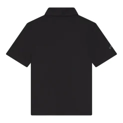 Youth Unisex Solid Polo Svart