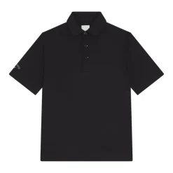 Youth Unisex Solid Polo Svart